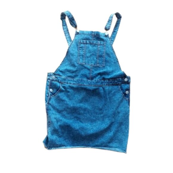 MATERNITY Blue Denim Short Jumper Size XXL - Picture 1 of 7